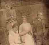 Basil, Ida, Mother and Father on Holiday at Whitby. 1915.