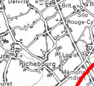 Map Bethune to Neuve Chapelle.