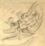 Smiling Letter Flying Home from France. 1916