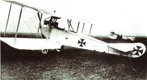 AVIATIC -C.1became principal German Reconnaissance Aeroplane from 1915. 160hp Mercedes engine.  Max. speed 89mph; ceiling 11,480 ft.