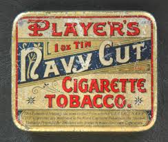 Players Navy Cut Tobacco.