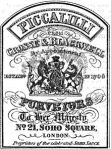 Piccalillie Advert. Crosse & Blackwell 1867.