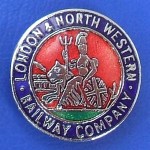London & North Western Railway Company Badge.