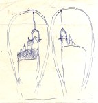 Unsuccessful attempt to straighten his feet.