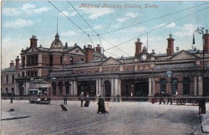 Derby Midland Railway Station. 1915