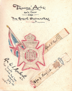 Cigarettes papers & signatures.