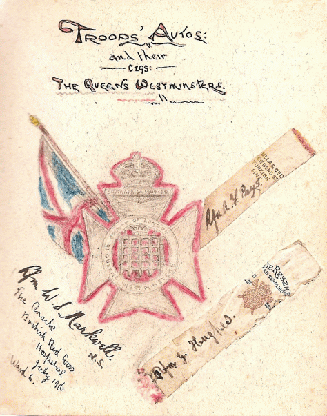 Cigarettes papers & signatures.