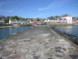 Lower Largo Harbour Pier, Fife, Scotland 